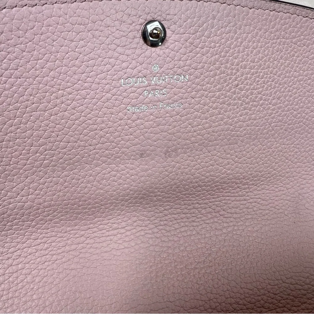 Louis Vuitton Pink Empreinte Leather Wallet